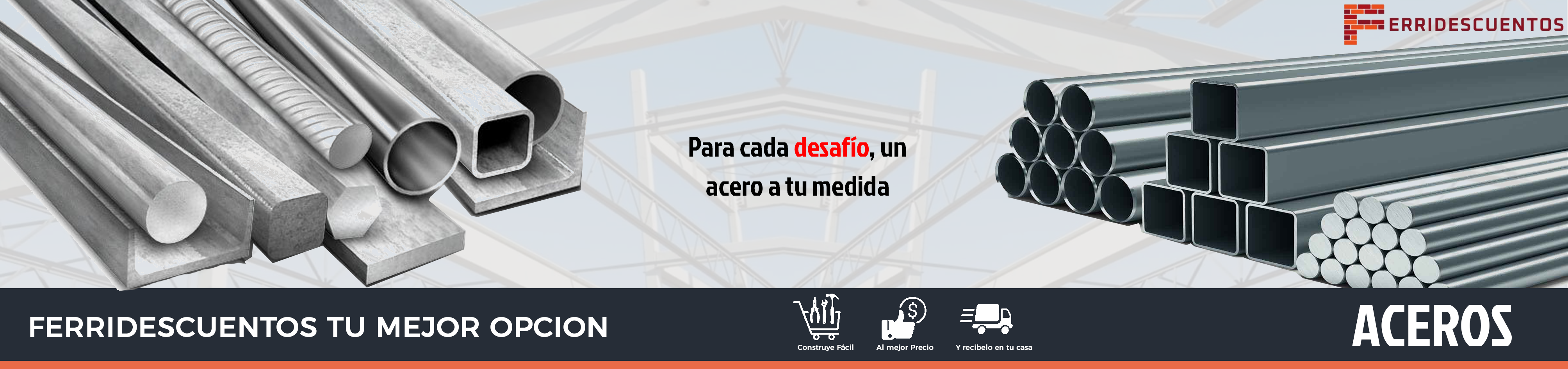 Aceros — correas, varillas